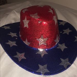 Fourth of July cowgirl hat